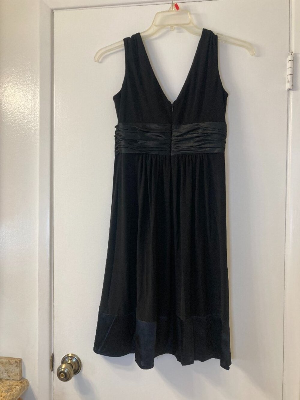 Jones Studio, Middle School Girls size 4, Black with Satin Empire Style